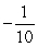 <strong>Evaluate/simplify the expression. </strong> A) 10 B) -10 C) D)
