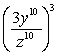 <strong>Simplify the expression using the quotient to a power property. </strong> A) B) C) D)