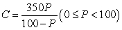 Use the following to answer questions : The cost C, in millions of dollars, for a government to find and seize P% of an illegal drug is modeled by the rational equation . -What is the cost of seizing 60% of the drugs?