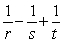 Rewrite the expression as a single term.  