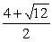 Simplify the expression.  