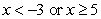 <strong>Use the following to answer questions : Express the compound inequality graphically.</strong> A) -3 1 B) -3 1 C) -3 1 D) -3 1