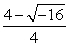 <strong>Write the complex number in the standard form a + bi. </strong> A) 1 + i B) 1 - i C) 1 + 16i D) 1 - 16i