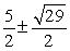 <strong>Solve by completing the square. Write your answer in exact form. x<sup>2</sup> = 5x + 2</strong> A) B) C) D)