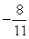 <strong>Compute the slope of the line through the points (4, 4) and (-4, -7).</strong> A) B) C) D)