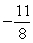 <strong>Compute the slope of the line through the points (4, 4) and (-4, -7).</strong> A) B) C) D)