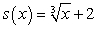 Match each equation (a-f) to its graph (I-VI). a. b. c. d. r(x) = x + 2 e. h(x) = x<sup>3</sup> - 2x<sup>2</sup> + 2x - 1 f. I. II. III. IV. V. VI. (Gridlines on each graph are spaced one unit apart.)