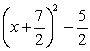 <strong>Complete the square to write the function in shifted form. f(x) = x<sup>2</sup> + 7x + 1</strong> A) f(x) = B) f(x) = C) f(x) = D) f(x) =