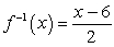 <strong>Compute . f(x) = 2x - 6</strong> A) B) C) D)