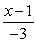 Prove (using compositions) that g(x) = f<sup> -1</sup>(x). f(x) = -3x + 1, g(x) =