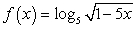 Determine the domain of the function.