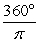<strong>If \theta is not a special angle, multiply by ______ to convert radians to degrees.</strong> A) B) C) D)
