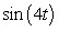<strong>Use a reference rectangle and the rule of fourths to draw an accurate sketch through at least one complete cycle where t > 0. y = </strong> A) B) C) D)
