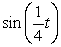 <strong>Use a reference rectangle and the rule of fourths to draw an accurate sketch through at least one complete cycle where t > 0. y = </strong> A) B) C) D)