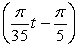 Use the following to answer questions : y = 20 sin + 320 -Identify the amplitude (A).