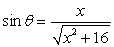 <strong>For the function and the quadrant QI in which \theta terminates, state the value of sin \theta .</strong> A) B) C) D)