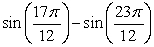 <strong>Find the exact value using a sum-to-product identity. </strong> A) B) -1 C) D)