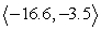 <strong>The magnitude of vector v is given, along with the quadrant of the terminal point and the angle it makes with the nearest x-axis. Find the horizontal and vertical components of v and write the results in component form. Round to one decimal place. |v| = 17; \theta = 78°; QIII</strong> A) v = B) v = C) v = D) v =