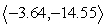 <strong>Use the following to answer questions : u = ; v = Find the projection of u along v (compute proj<sub>v</sub>u). Round to the nearest hundredth as necessary.</strong> A) B) C) D)