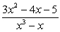 <strong>Decompose the rational expression into partial fractions. </strong> A) B) C) D)