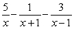 <strong>Decompose the rational expression into partial fractions. </strong> A) B) C) D)