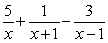 <strong>Decompose the rational expression into partial fractions. </strong> A) B) C) D)