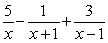 <strong>Decompose the rational expression into partial fractions. </strong> A) B) C) D)