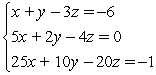 <strong>Solve the system by triangularizing the augmented matrix and using back substitution. If the system is linearly dependent, give the solution in terms of a parameter. </strong> A) (2, 1, 3) B) (2, 1, 2) C) coincident dependence; {(x, y, z) | x + y - 3z = -6} D) no solution, inconsistent