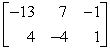 <strong>Perform the indicated operation, if possible. Do not use a calculator. If an operation cannot be completed, state why. A + B</strong> A) B) C) D) different orders, sum not possible