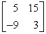 <strong>Perform the indicated operation, if possible. Do not use a calculator. AB</strong> A) B) C) D) matrix multiplication not possible