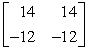 <strong>Perform the indicated operation, if possible. Do not use a calculator. AB</strong> A) B) C) D) matrix multiplication not possible