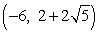 Find two additional points that are the same (non-vertical, non-horizontal) distance from the point P(-5, 2) as S .