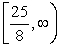 <strong>Use the following to answer questions : y = 2x<sup>2</sup> - x - 3 -State the domain and range.</strong> A) x \in (- \infty , \infty ); y \in B) x \in ; y \in (- \infty , \infty ) C) x \in (- \infty , \infty ); y \in D) x \in (- \infty , \infty ); y \in (- \infty , \infty )
