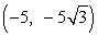 Convert from rectangular coordinates to polar coordinates. A diagram may help.
