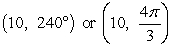 <strong>Convert from rectangular coordinates to polar coordinates. A diagram may help. </strong> A) B) C) D)