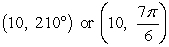 <strong>Convert from rectangular coordinates to polar coordinates. A diagram may help. </strong> A) B) C) D)