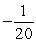 <strong>Find the indicated term for the sequence. a<sub>n</sub> = ; a<sub>19</sub>.</strong> A) B) C) D)