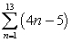 Evaluate the sum.