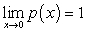 <strong>Use a table of values to evaluate the function as x approaches the value indicated. If the function seems to approach a limiting value, write the relationship using limit notation. ; x \rarr 0</strong> A) B) C) D) no limiting value