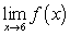 <strong>Evaluate the limit using a table of values. Given , find .</strong> A) B) C). \infty D). - \infty
