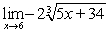 <strong>Evaluate the limit using the limit properties. </strong> A) -12 B) 12 C) 8 D) -8