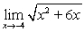 <strong>Evaluate the limit by using direct substitution, if possible. If not possible, state why. </strong> A) B) C) D) direct substitution not possible, -4 is not in the domain
