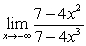 <strong>Use a table of values to evaluate the following limit at negative infinity. </strong> A) 0 B) 1 C) -1 D)