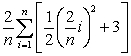 <strong>For a new machine shop employee, the rate of production for a specialized part is modeled by the function (production increases quickly with experience), where represents the number of parts completed per day. The area under this curve in the interval represents the total number of parts produced in the first two days. Using the rectangle method results in the expression . Find the number of parts produced by applying the summation properties/formulas and taking the limit as n \rarr\infty .</strong> A) 11 parts B) 9 parts C) 7 parts D) 5 parts