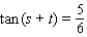 <strong>Use the given information to compute and . and </strong> A) B) C) D) E)