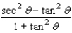 <strong>Use the Pythagorean identities to simplify the expression. </strong> A) B) C) D) E) 1