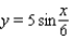 <strong>Determine whether the equation for the graph has the form or ( with ) and then find the values of and . </strong> A) B) C) D) E)