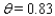 <strong>Use the definition to determine the radian measure of the angle in the figure below. </strong> A) radians B) radians C) radians D) radians E) radians