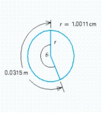 <strong>Use the definition to determine the radian measure of the angle. </strong> A) radians B) radians C) radians D) radians E) radians