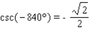 <strong>Evaluate the expressions using reference angles. </strong> A) B) C) D) E)